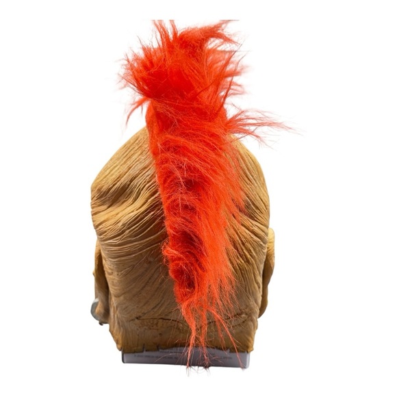 🎃 RARE Vintage 1995 Rubies Skull Punk Mohawk Halloween Mask Latex Collectible - Picture 4 of 9